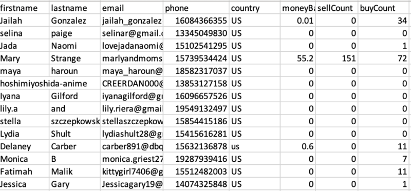 USA Bitcoin Holders Emails Database